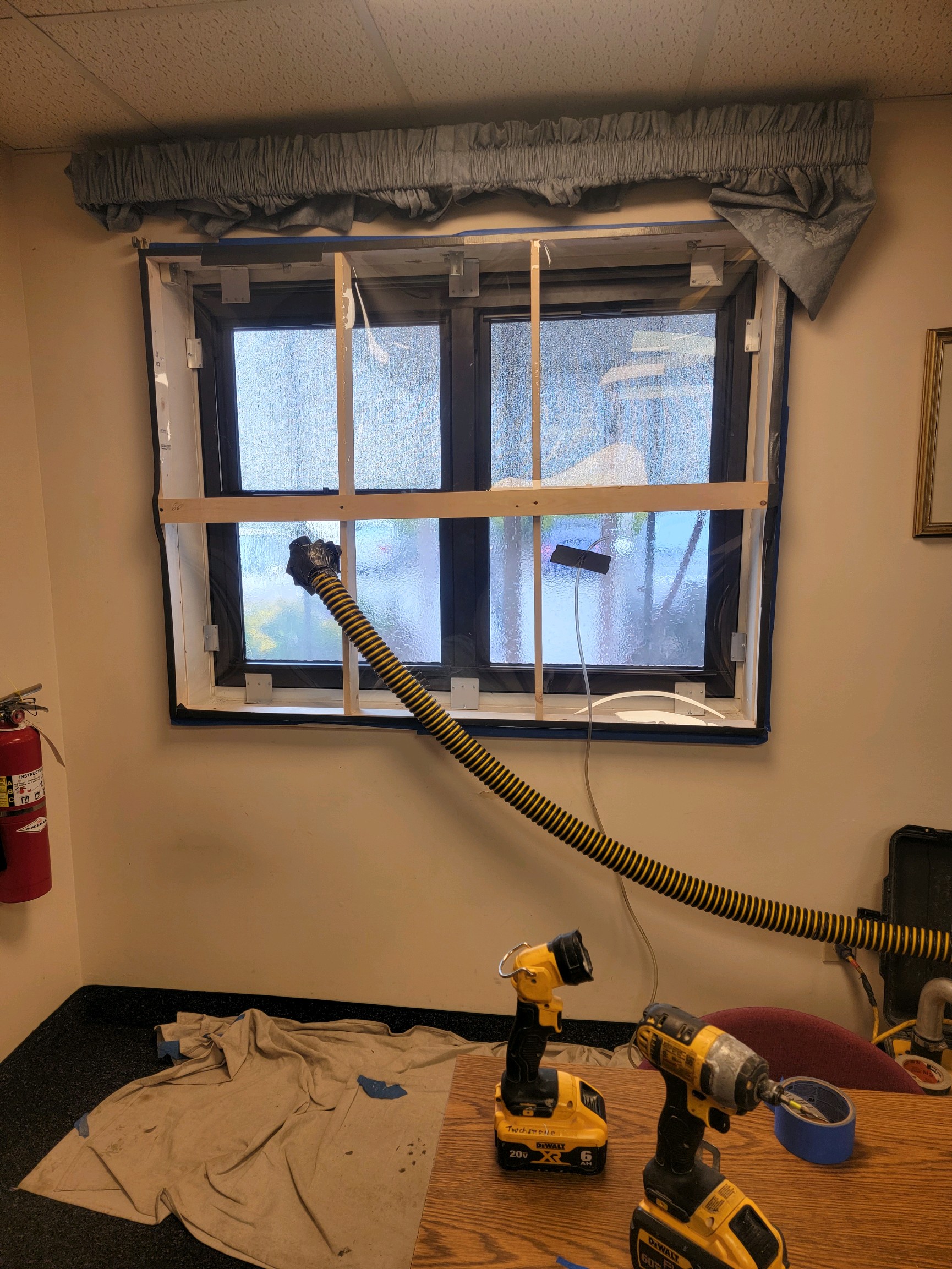 Window AIR and WATER Testing